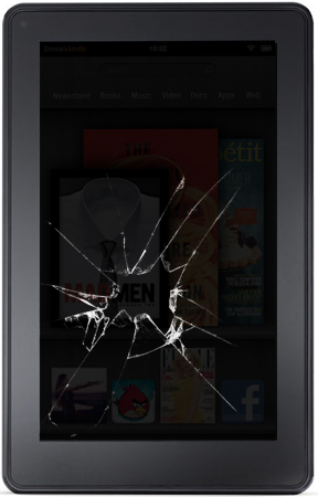 Amazon Kindle Warranty Cracked