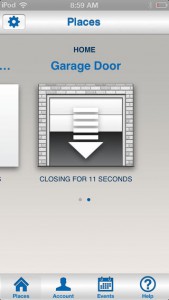 Garage door app