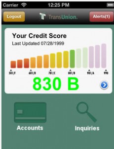 transunion credit app